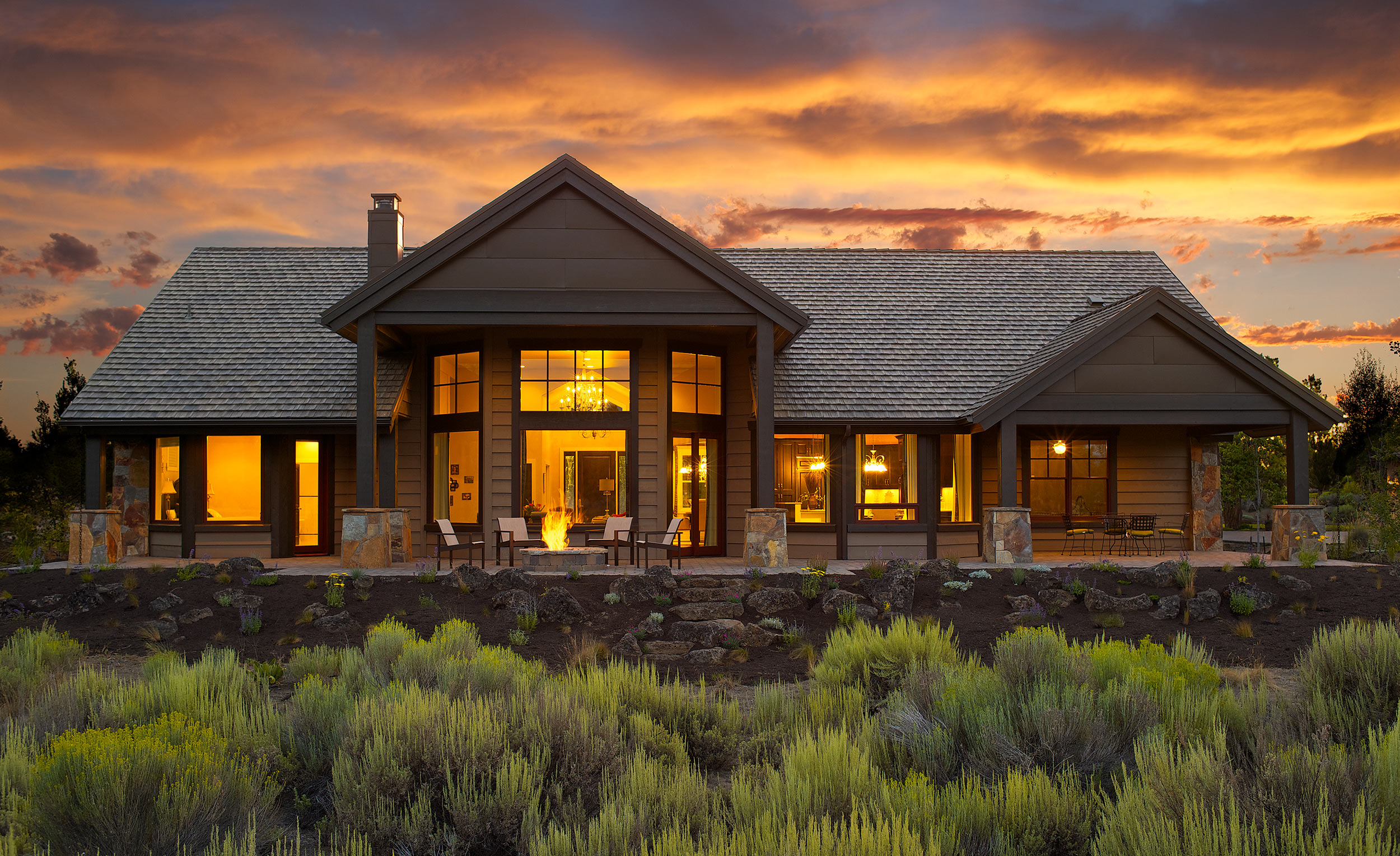 Architectural-Home-Photography-Pronghorn-Sunset